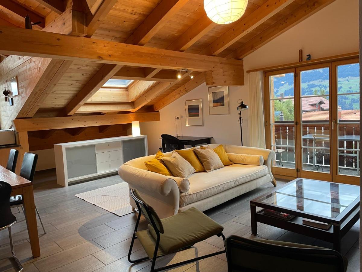 Attic In The Alps Lejlighed Luzein Eksteriør billede