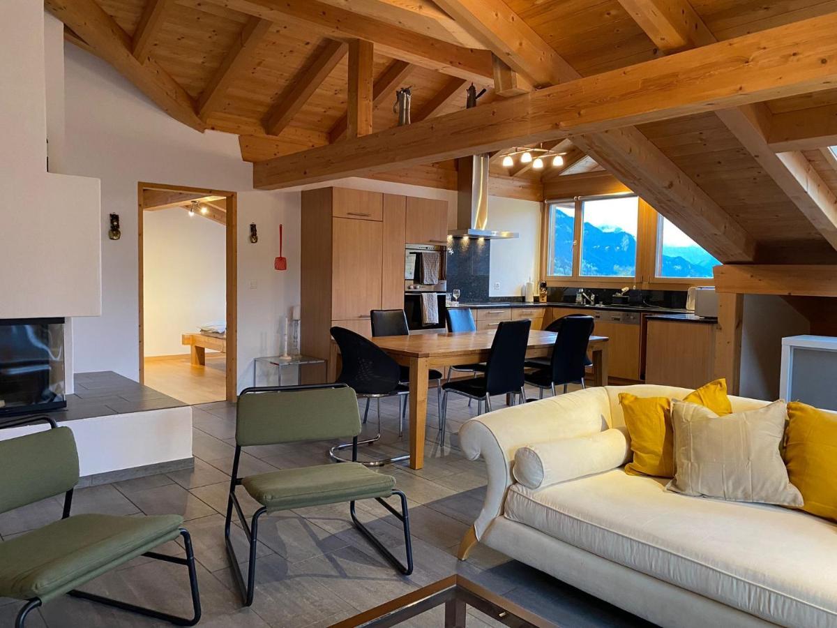 Attic In The Alps Lejlighed Luzein Eksteriør billede